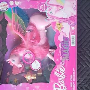 Barbie A Touch of Magic Pink Pegasus with Rainbow Wings